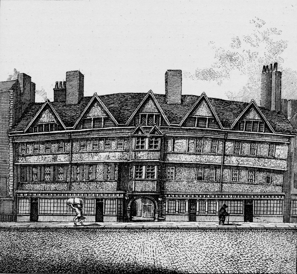 Staple Inn, High Holborn, London, um 1890 von Unbekannt