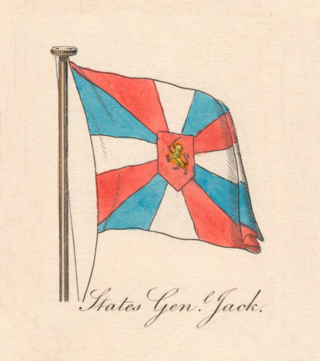 General Jack der Staaten, 1838 von Unbekannt