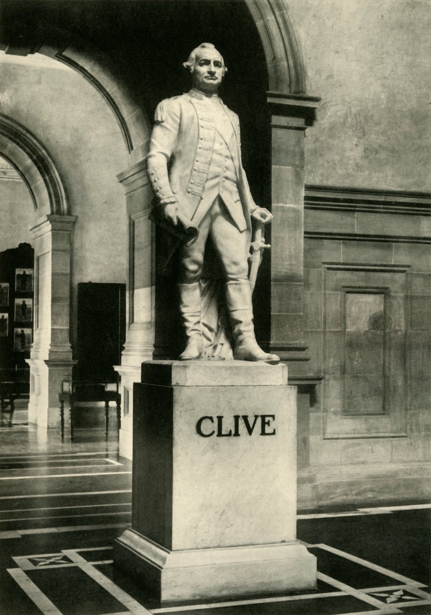 Statue von Lord Clive, 1925 von Unbekannt