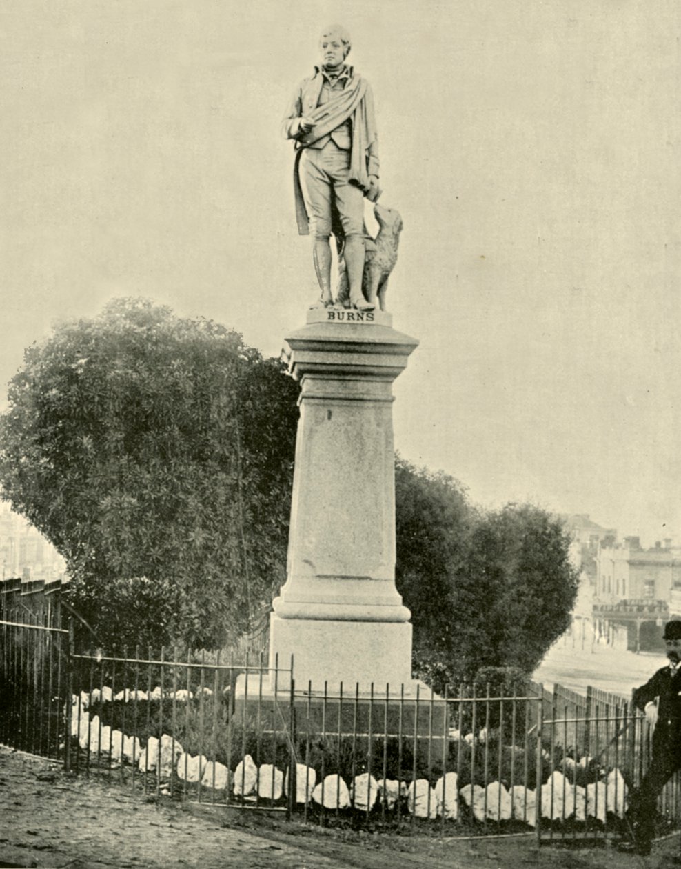 Statue von Robert Burns, Ballarat, 1901 von Unbekannt
