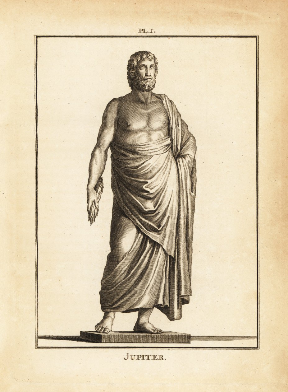 Statue des römischen Gottes Jupiter von Unbekannt