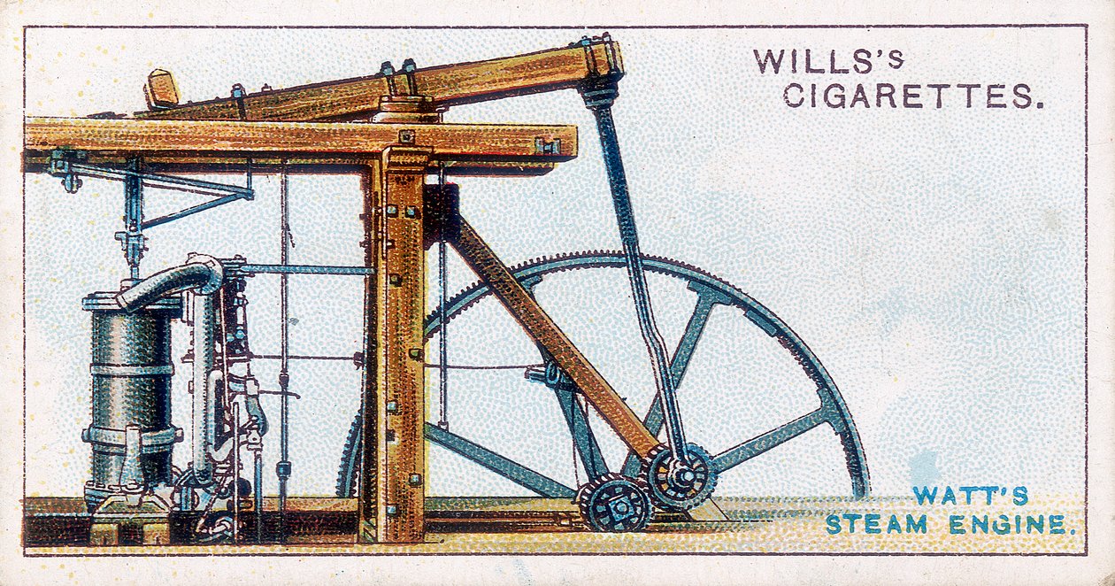 Dampfmaschine von James Watt, 1915 von Unbekannt