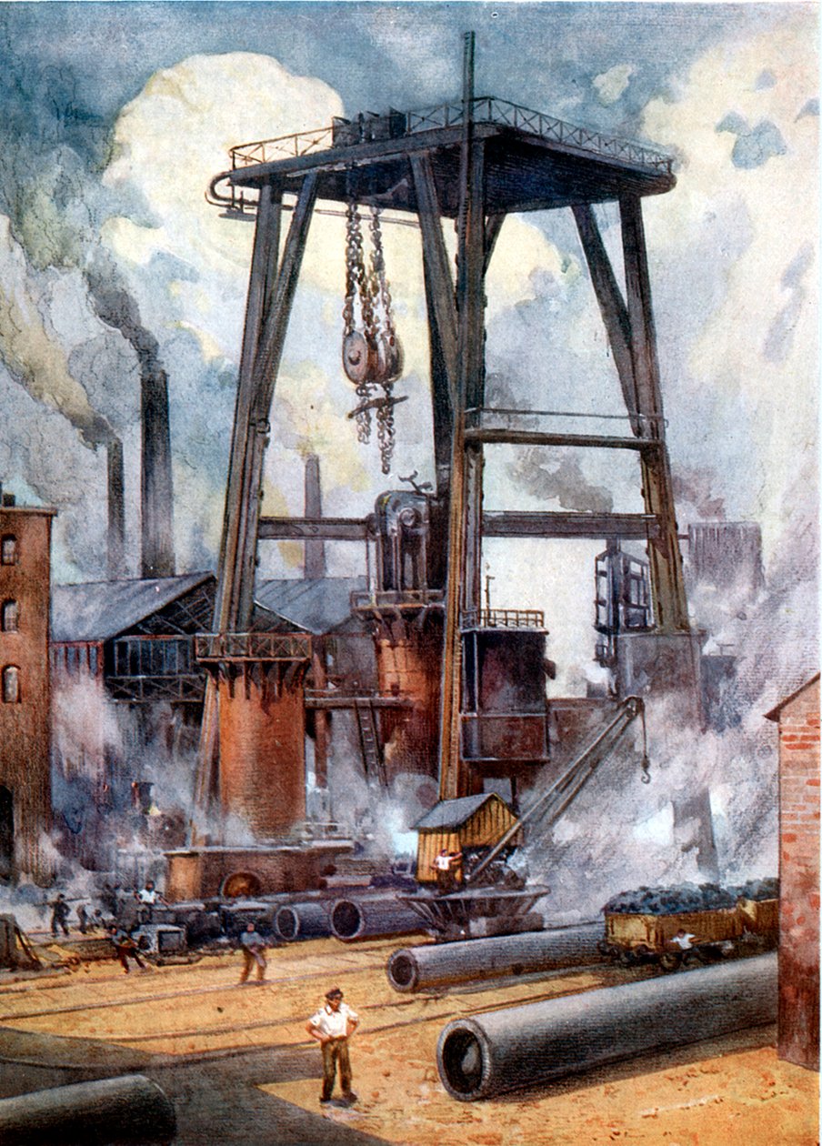 Stahlwerke, ca. 1925 von Unbekannt