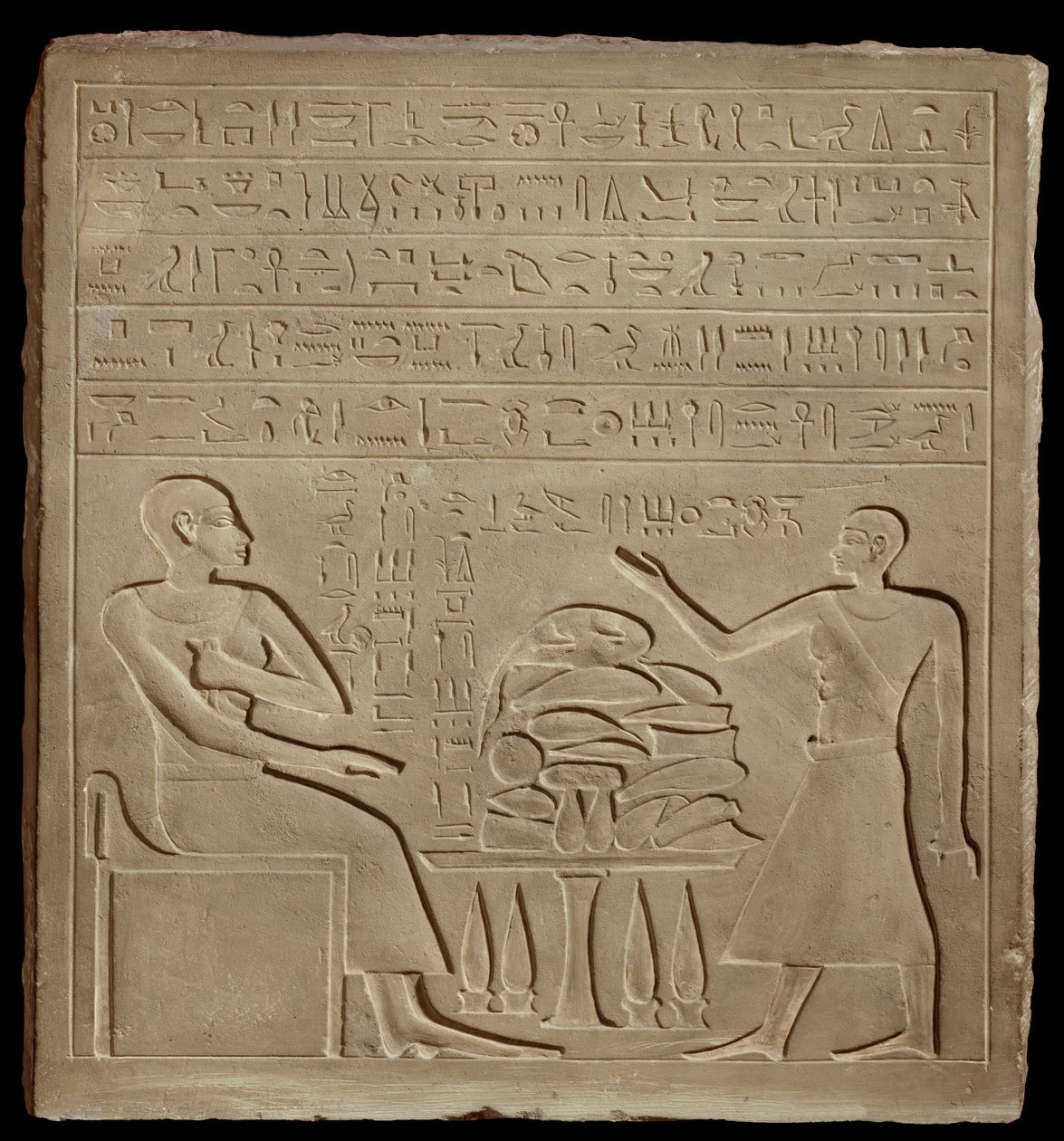 Stele von Imeny, Neues Reich ca. 1540 v. Chr.-ca. 1070 v. Chr. von Unbekannt