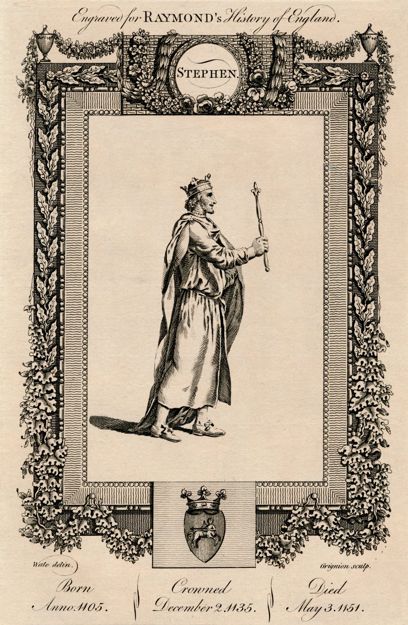 Stephan, 1092-1154, um 1787 von Unbekannt