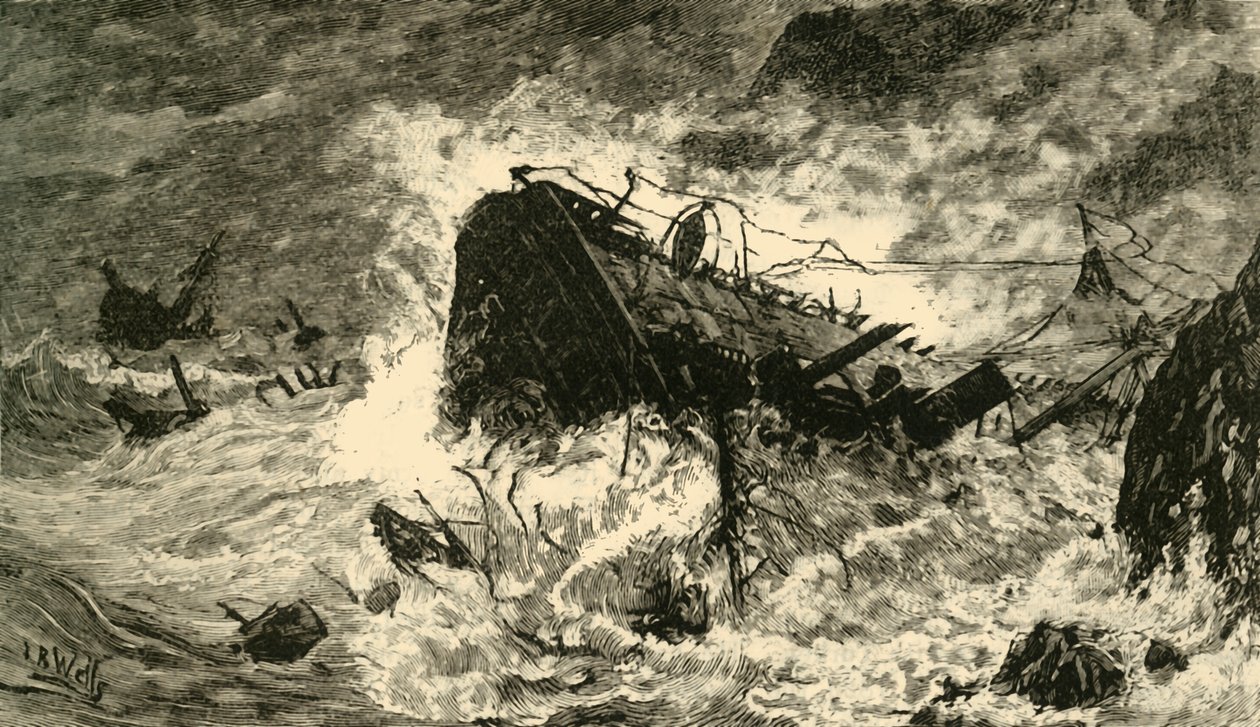 Sturm vor Balaclava, 1890 von Unbekannt