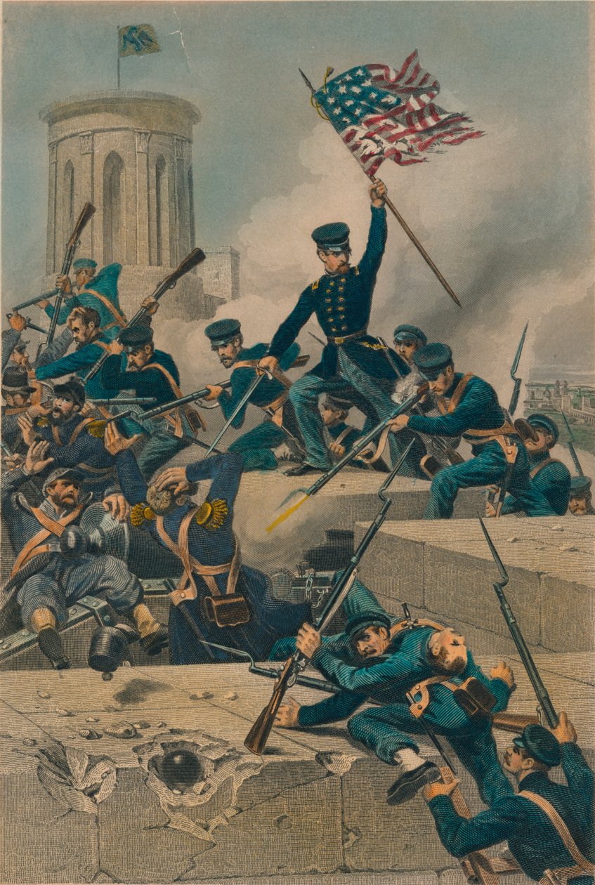 Sturm auf Chapultepec, 1877 von Unbekannt