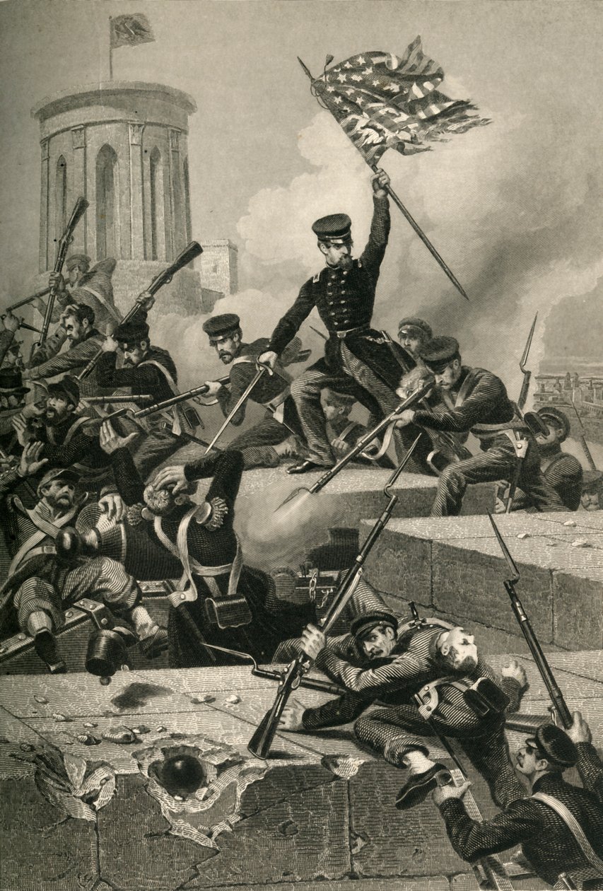 Sturm auf Chapultepec, 1878 von Unbekannt