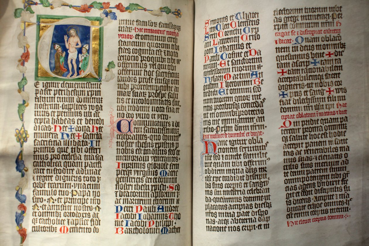 Strahov-Klosterbibliothek: Pontifikal von Albert von Sternberk von Unbekannt