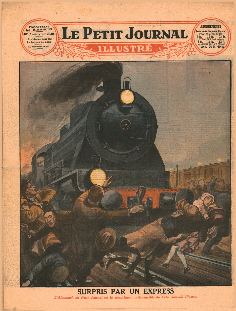 Surpris Par Un Express, 1929 von Unbekannt