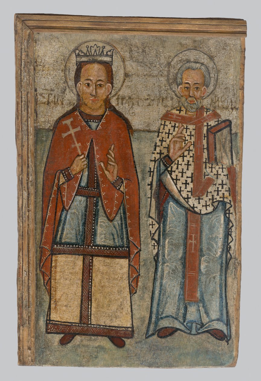 Heilige Paraskeva und Heiliger Nikolaus von Unbekannt
