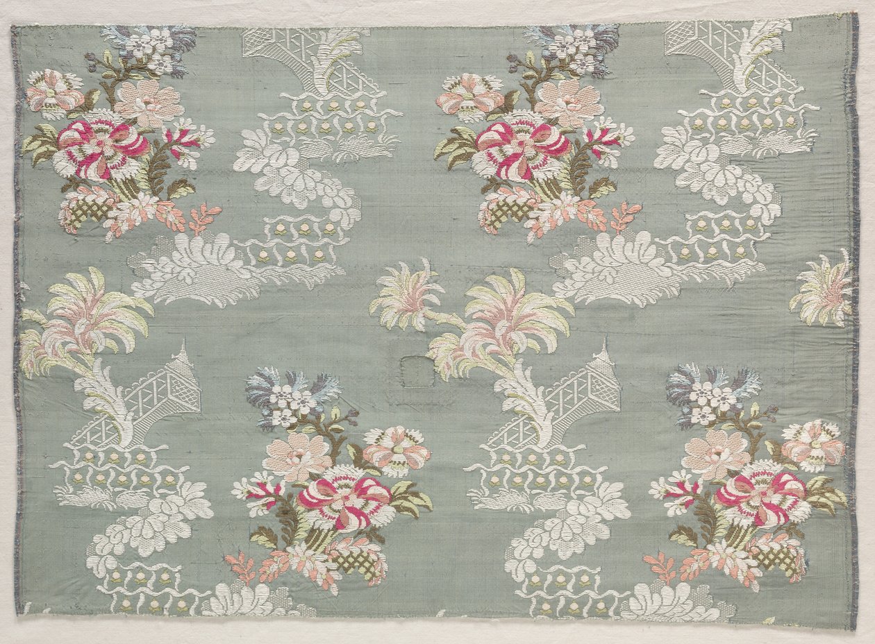 Taft, Brokat, ca. 1750 von Unbekannt