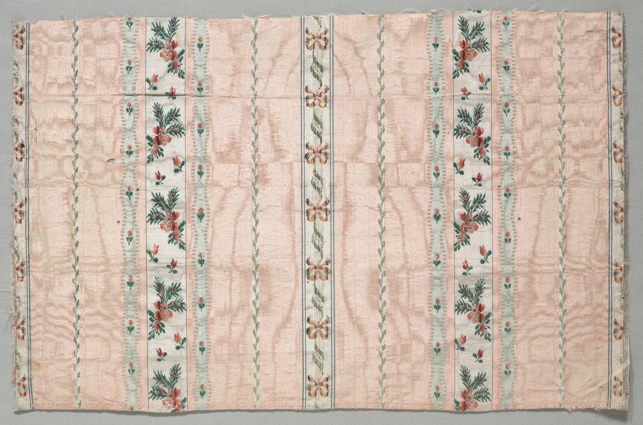 Taffeta, Brokat, späte 1700er von Unbekannt