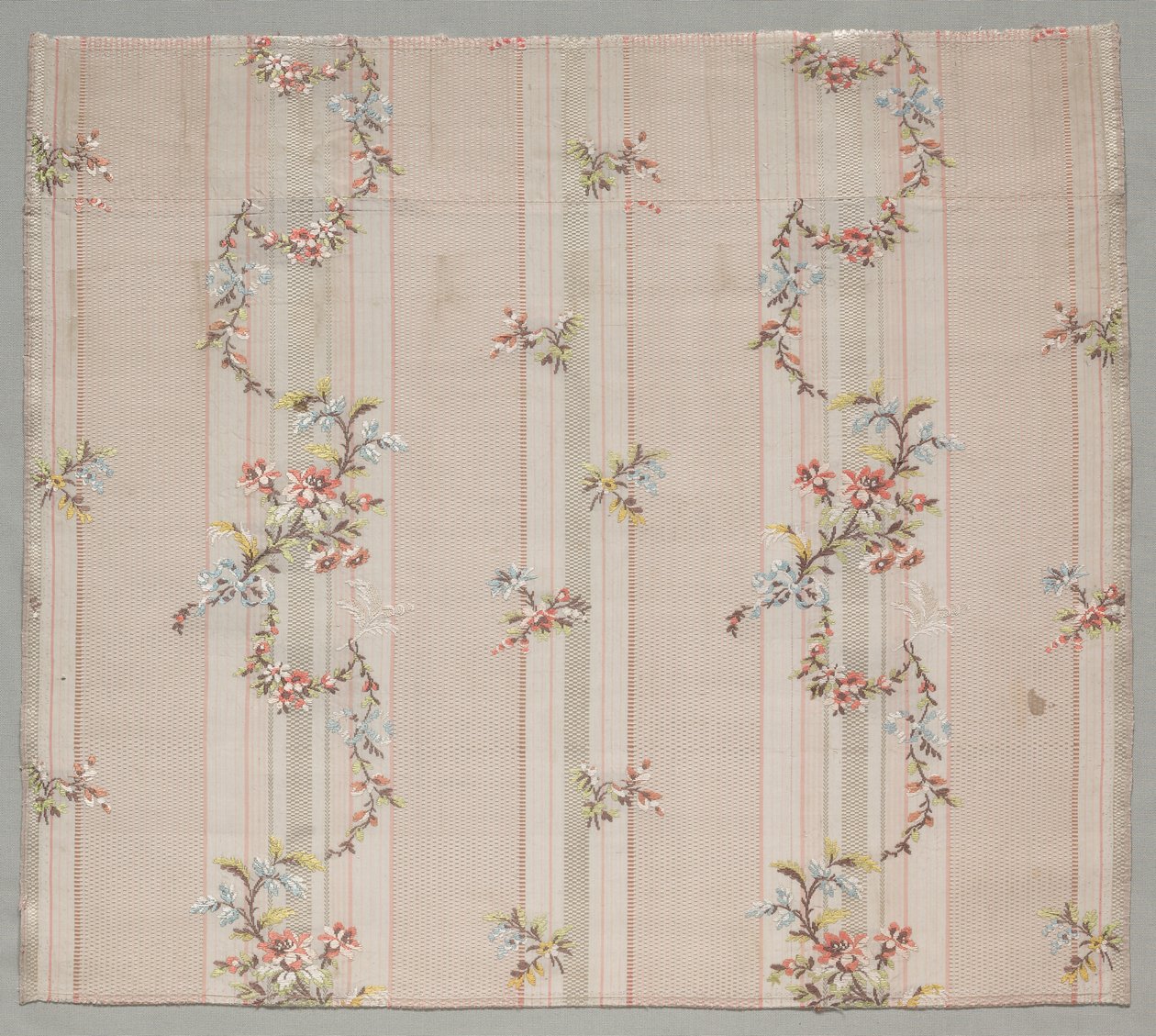 Taffetafragment, 1774-1793 von Unbekannt