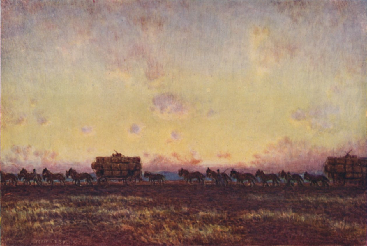 Wolle zum Markt bringen, 1923 von Unbekannt