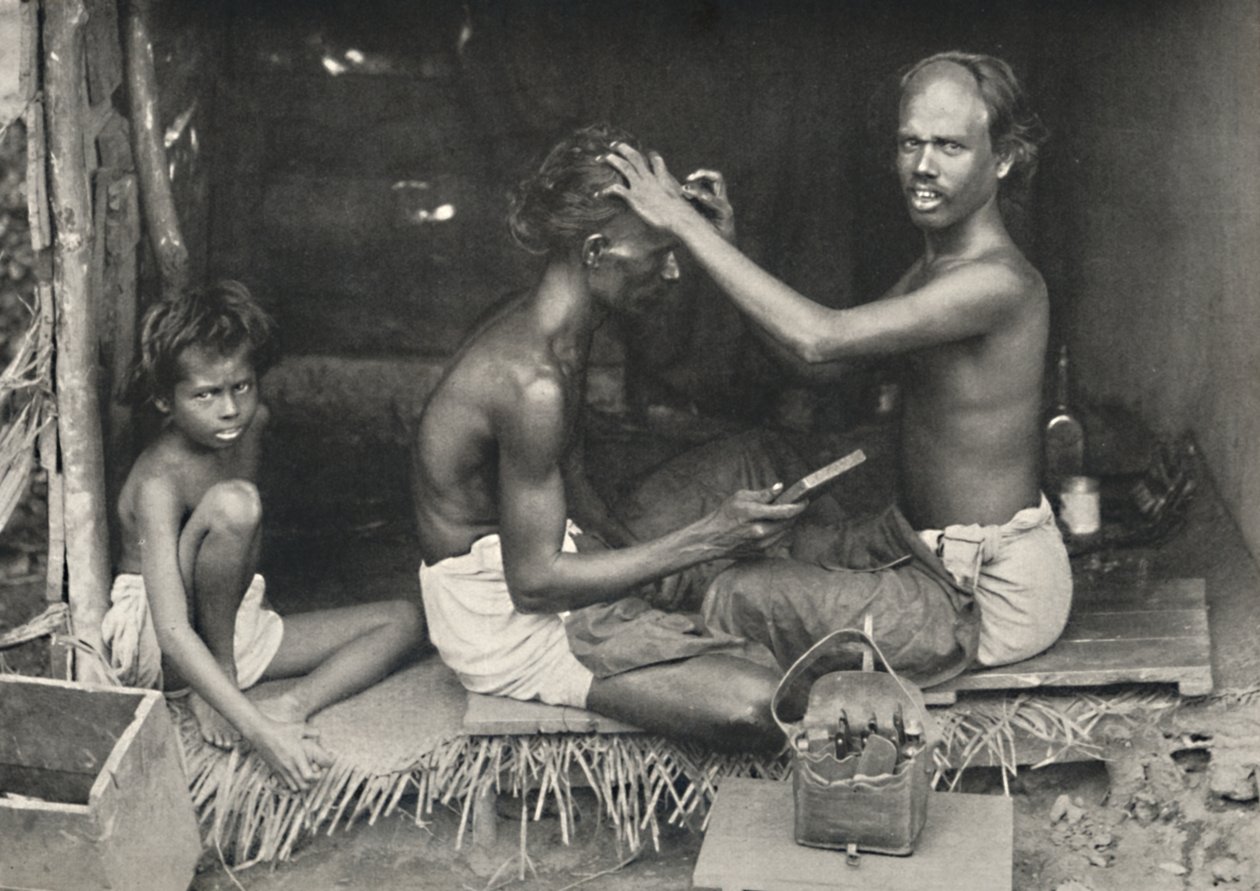 Tamilischer Barbier, 1926 von Unbekannt