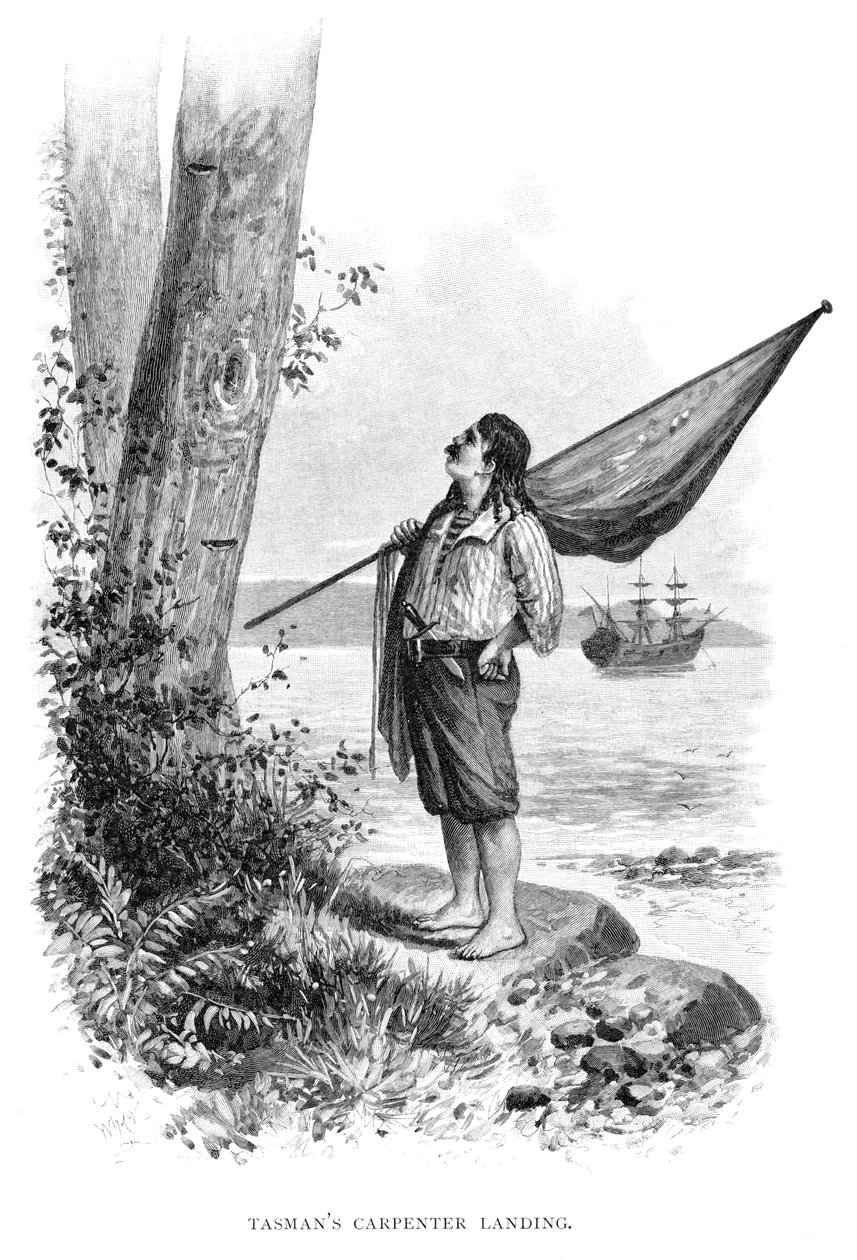 Tasmans Zimmermann landet von Unbekannt