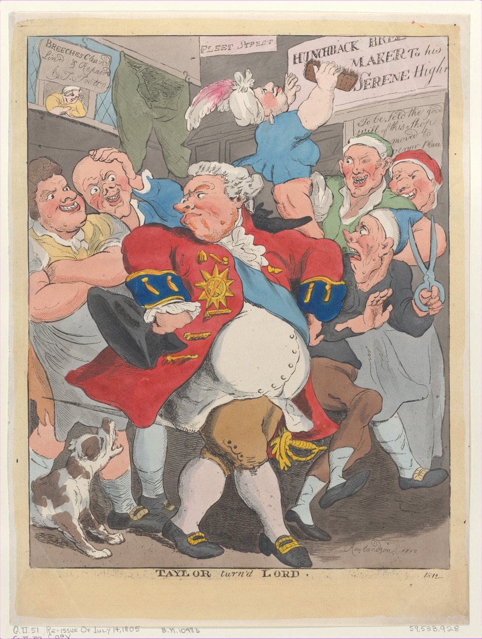 Taylor wurde Lord, 1812 von Unbekannt