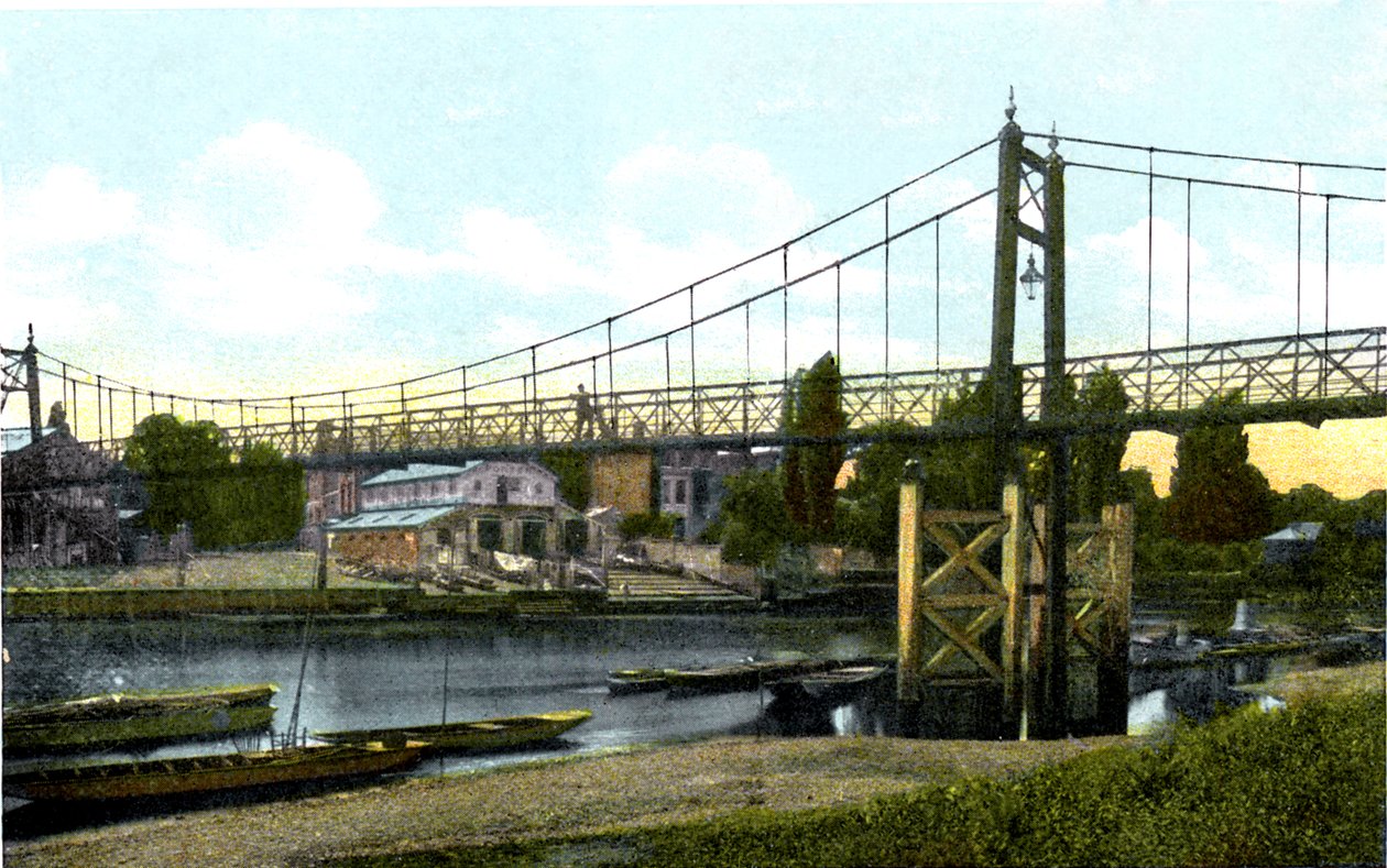 Teddington-Brücke, London, 20. Jahrhundert von Unbekannt