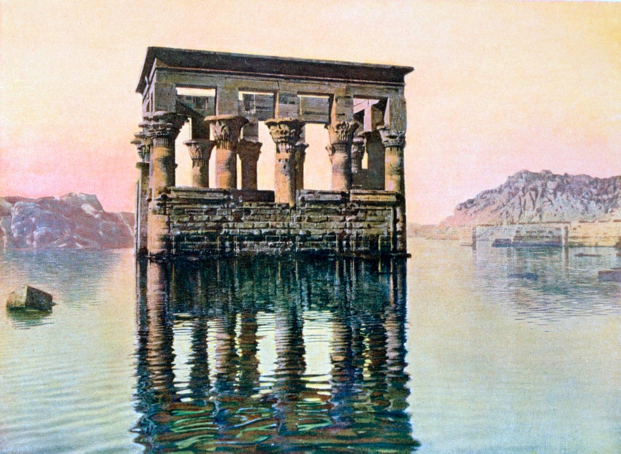 Tempelkiosk von Trajan, Philae, Ägypten, 20. Jahrhundert von Unbekannt