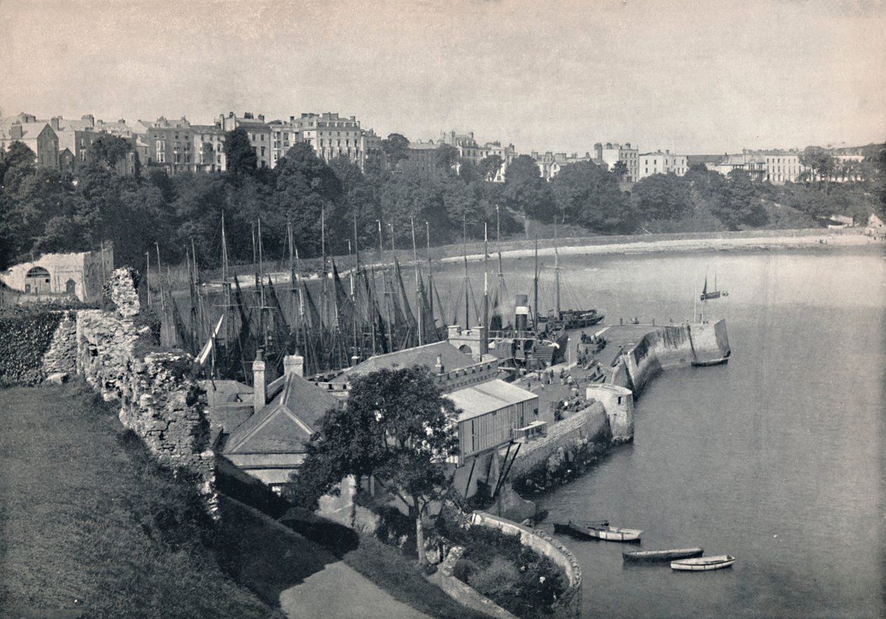 Tenby - Gesamtansicht, 1895 von Unbekannt