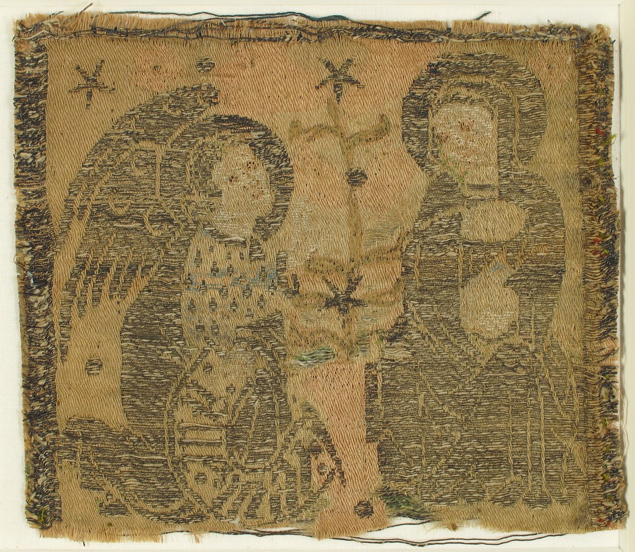 Textil mit der Verkündigung, italienisch, 14. Jahrhundert von Unbekannt