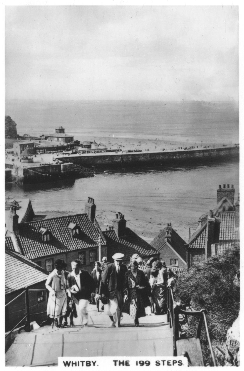 Die 199 Stufen, Whitby von Unbekannt