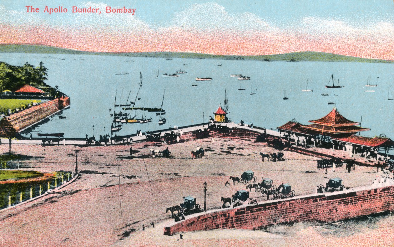Der Apollo Bunder, Bombay, Indien, frühes 20. Jahrhundert von Unbekannt