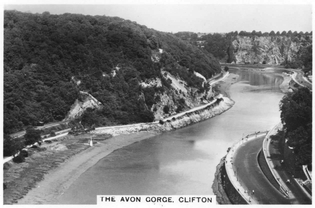 Die Avon-Schlucht, Clifton, Bristol, 1937 von Unbekannt