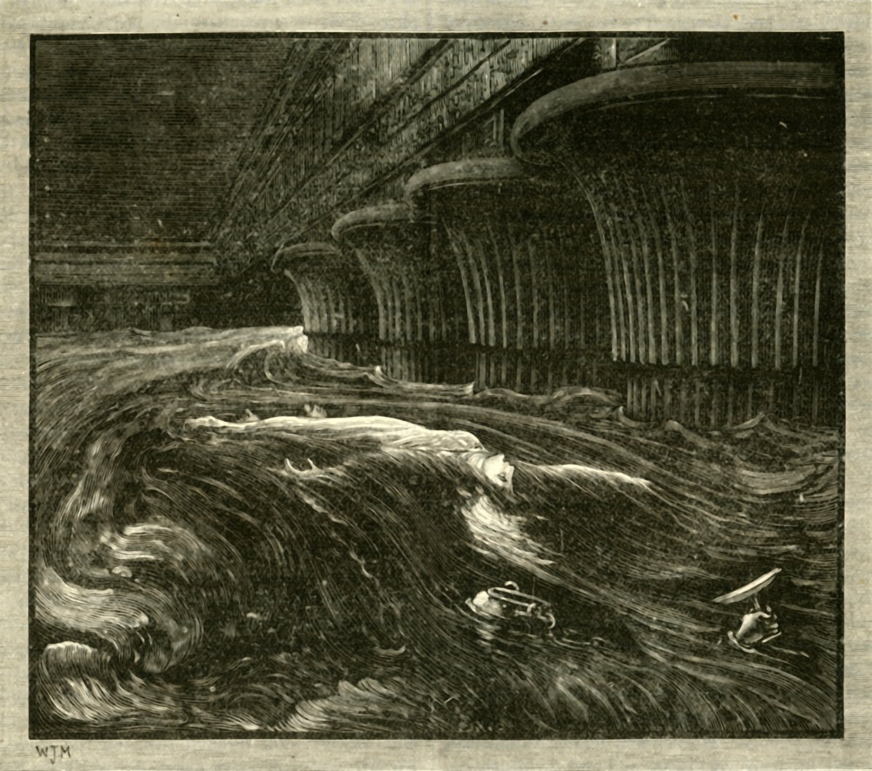 Das Bankett der Nitokris, 1890 von Unbekannt