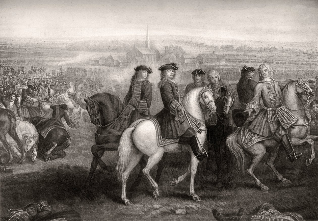 Die Schlacht von Blenheim, 1704, 1906 von Unbekannt