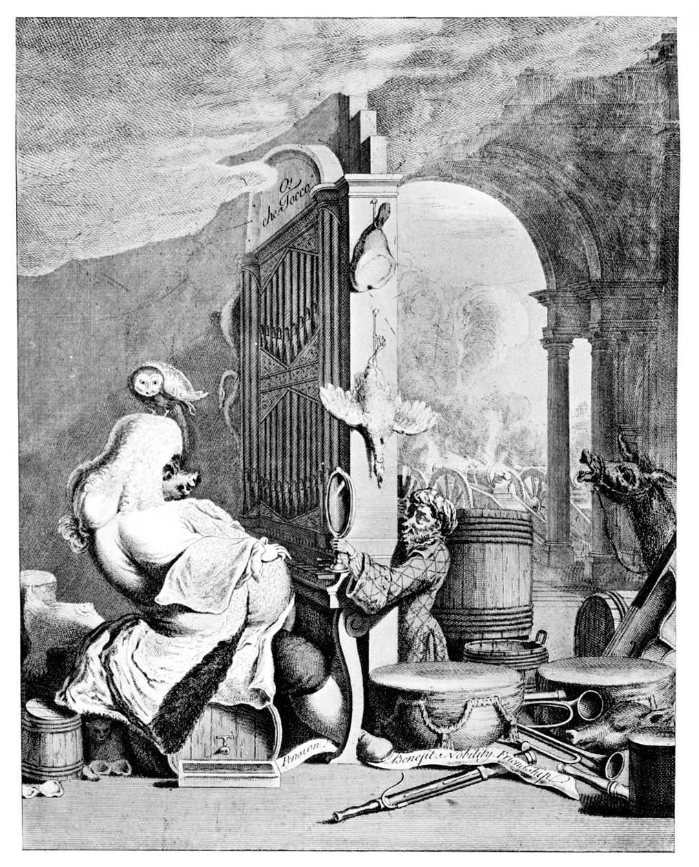 Der charmante Grobian, eine Satire auf Händel von Unbekannt