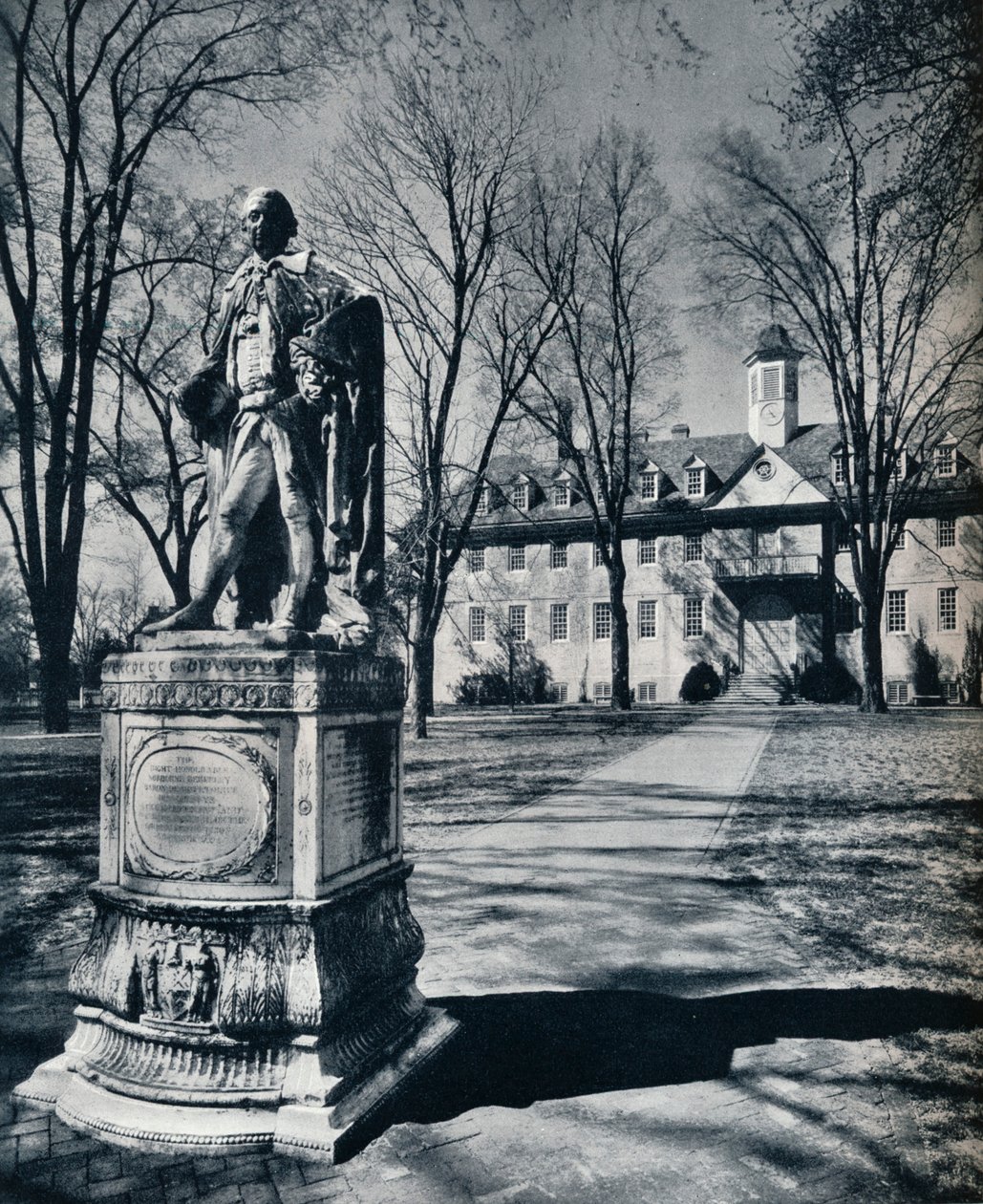 Das College of William and Mary, ca. 1938 von Unbekannt