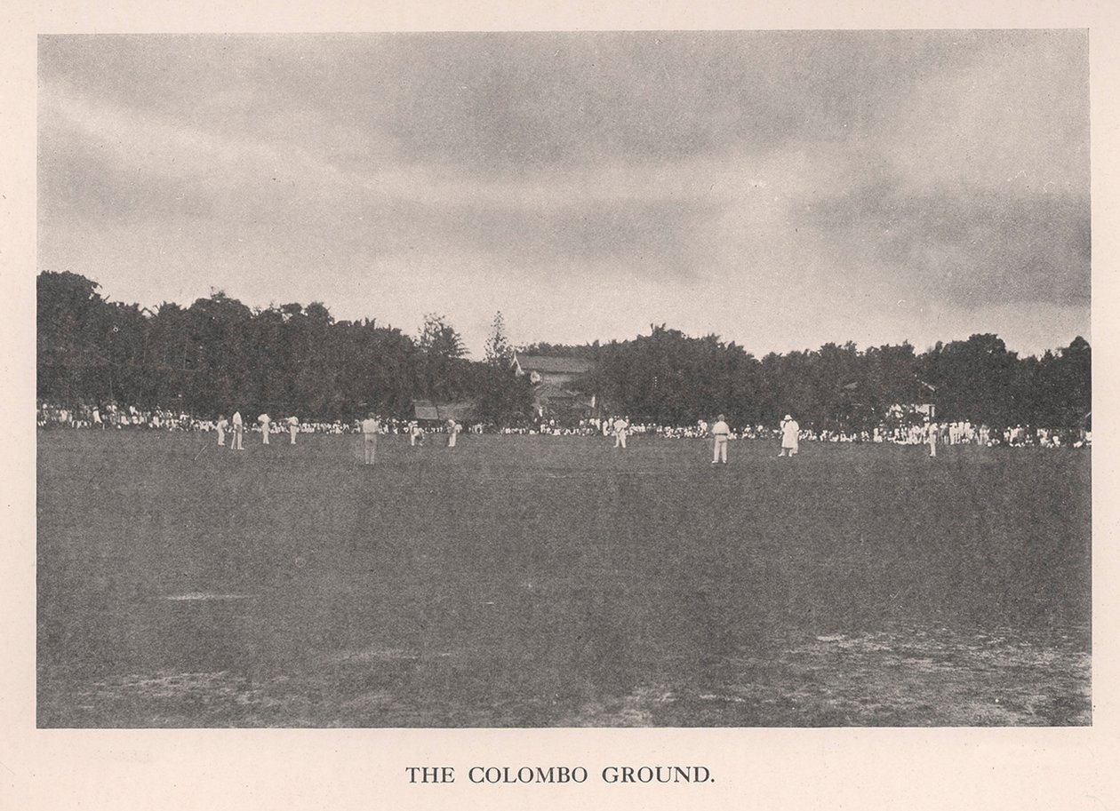 Der Colombo Cricket Ground, Ceylon, 1912. von Unbekannt