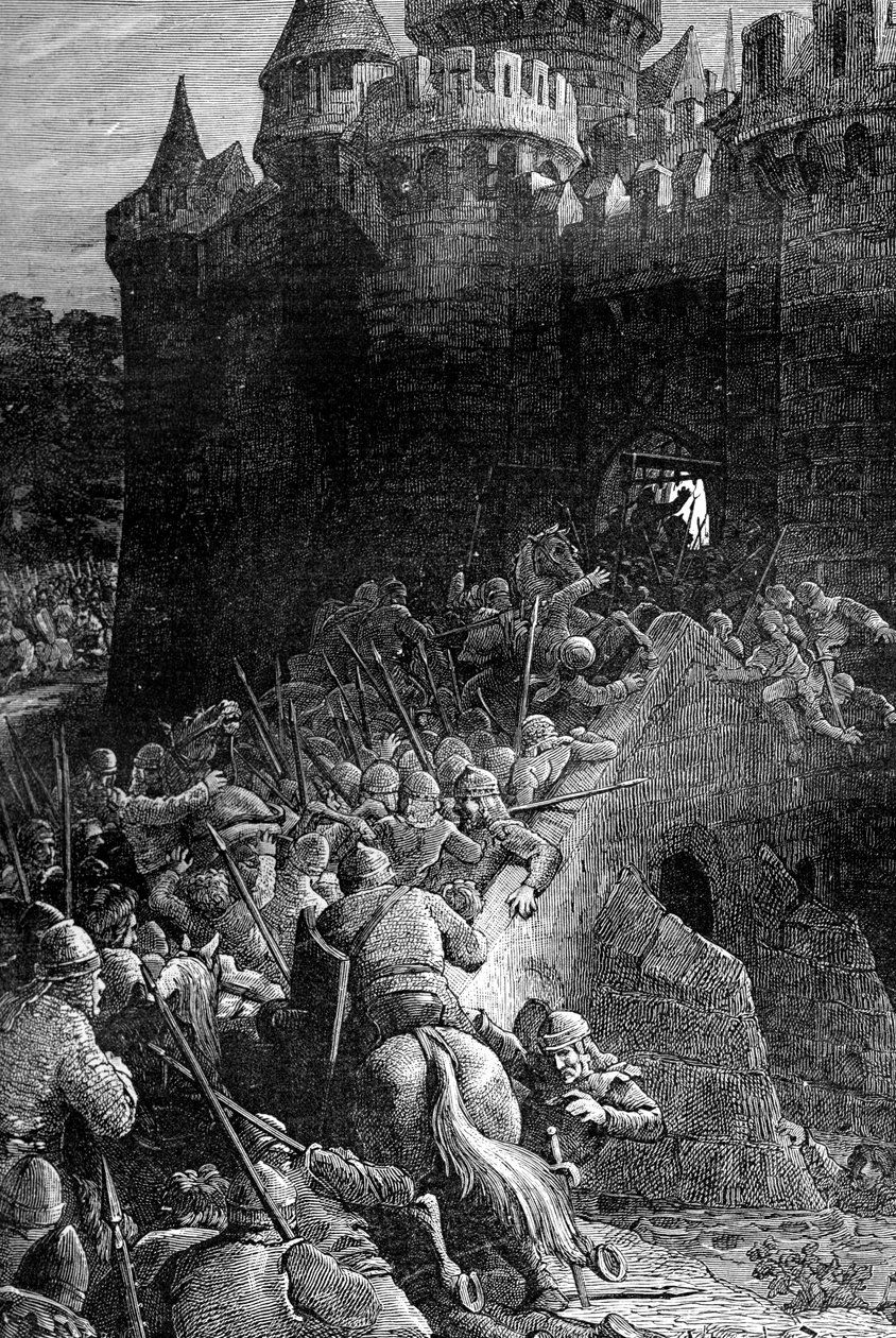 Der Streit der Kreuzfahrer, 1909 von Unbekannt