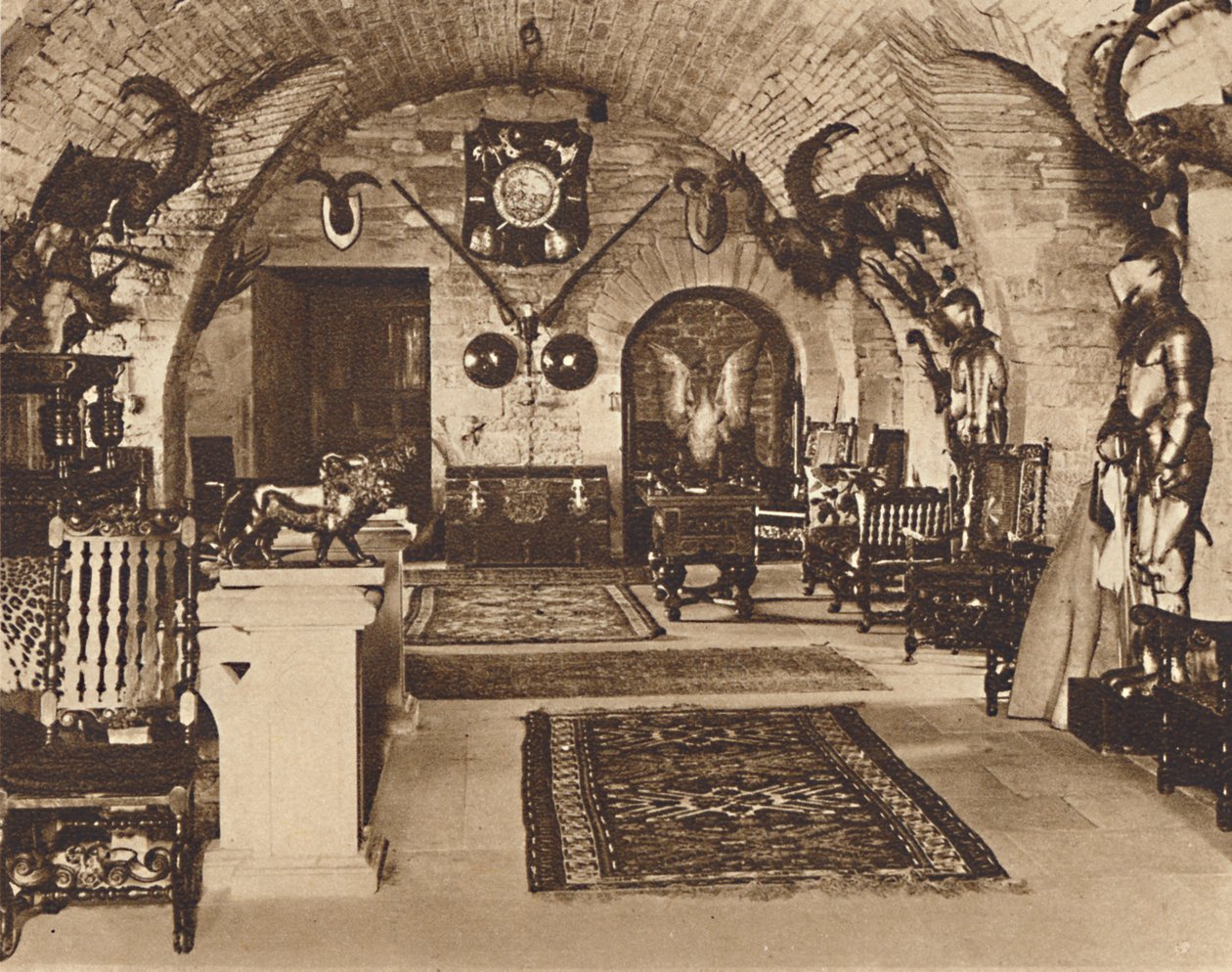 Die Krypta, Schloss Glamis von Unbekannt