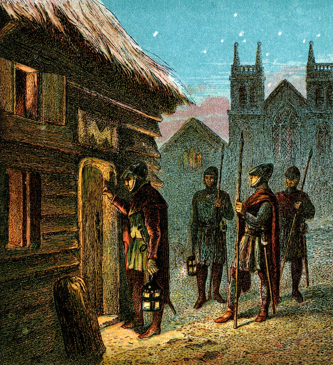 Die Abendglocke, ca. 1850 von Unbekannt
