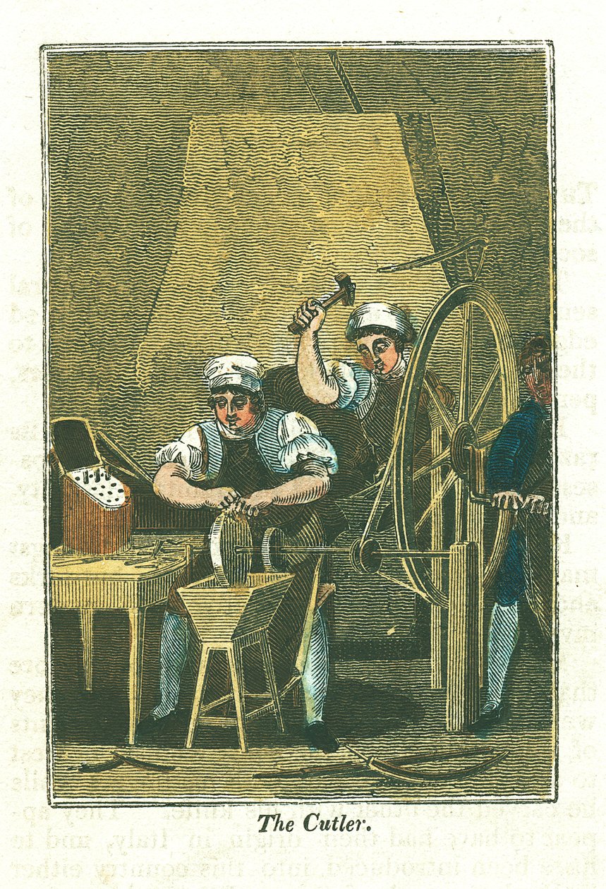Der Messerschmied, 1823 von Unbekannt