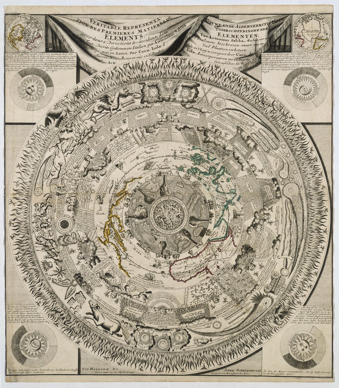 Die Elemente der Erde, ca. 1600er von Unbekannt