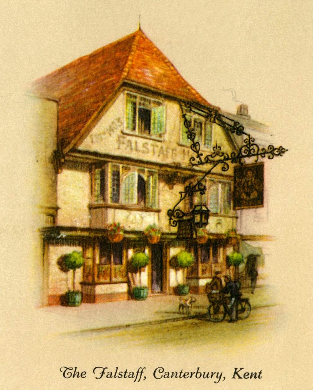 Der Falstaff, Canterbury, Kent von Unbekannt