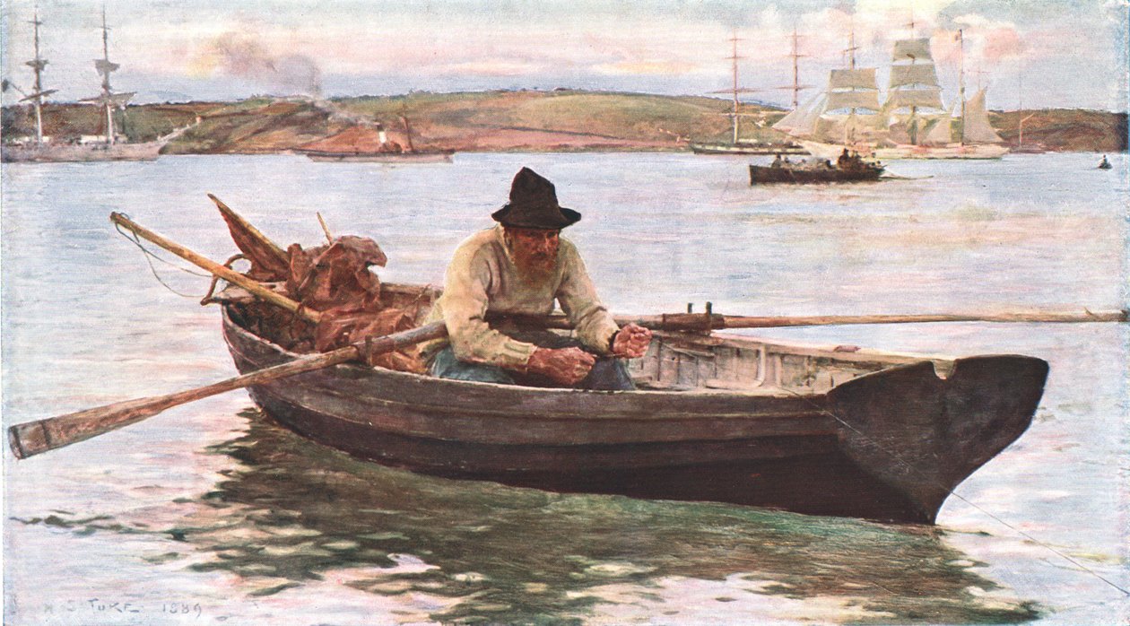 Der Fischer, ca. 1902 von Unbekannt