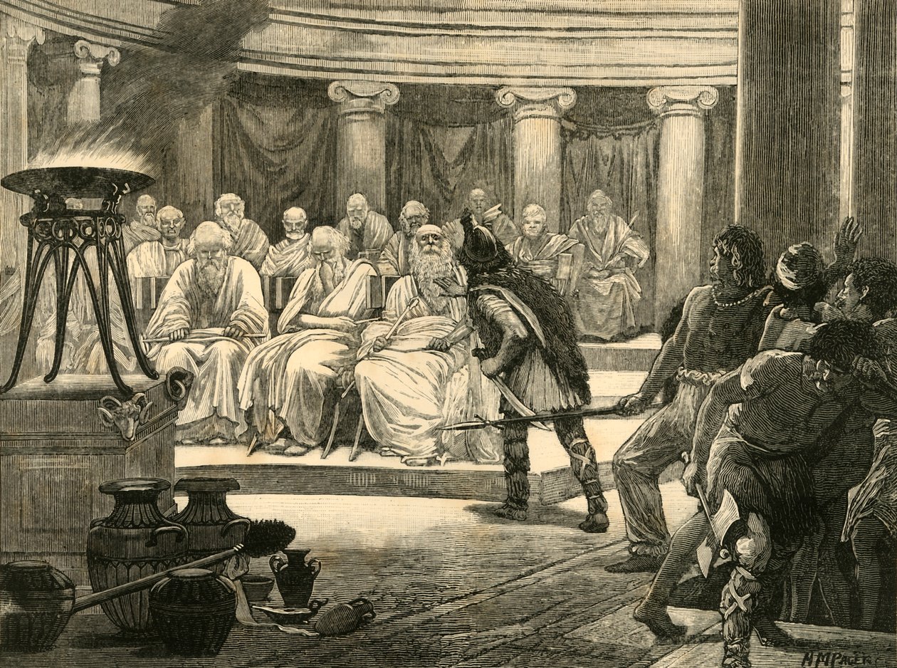 Die Gallier in Rom, 1890 von Unbekannt