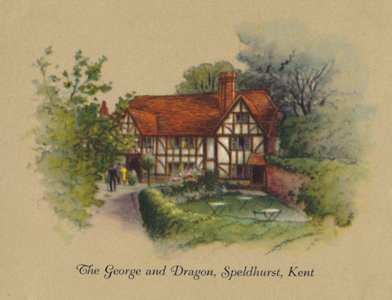 The George and Dragon, Speldhurst, Kent, 1939 von Unbekannt