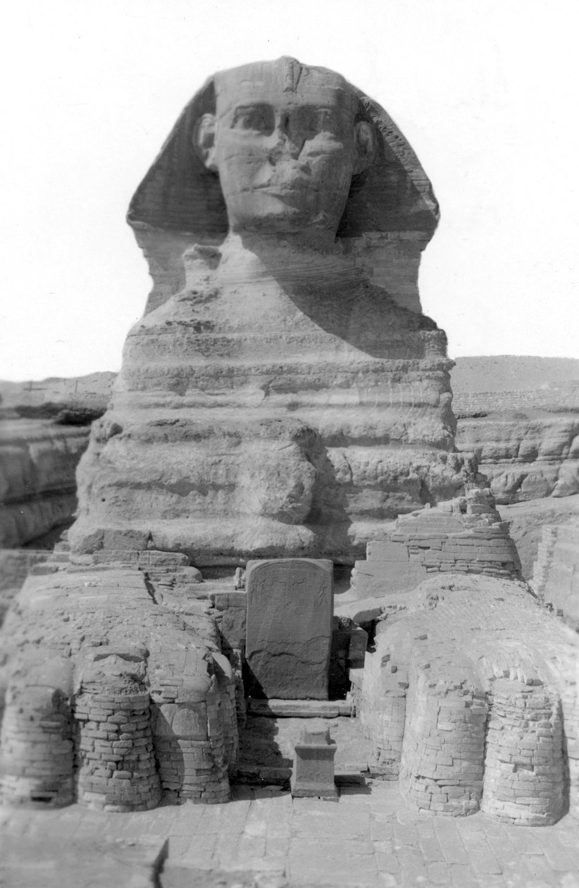 Die Große Sphinx von Gizeh, Ägypten, Mai 1949 von Unbekannt