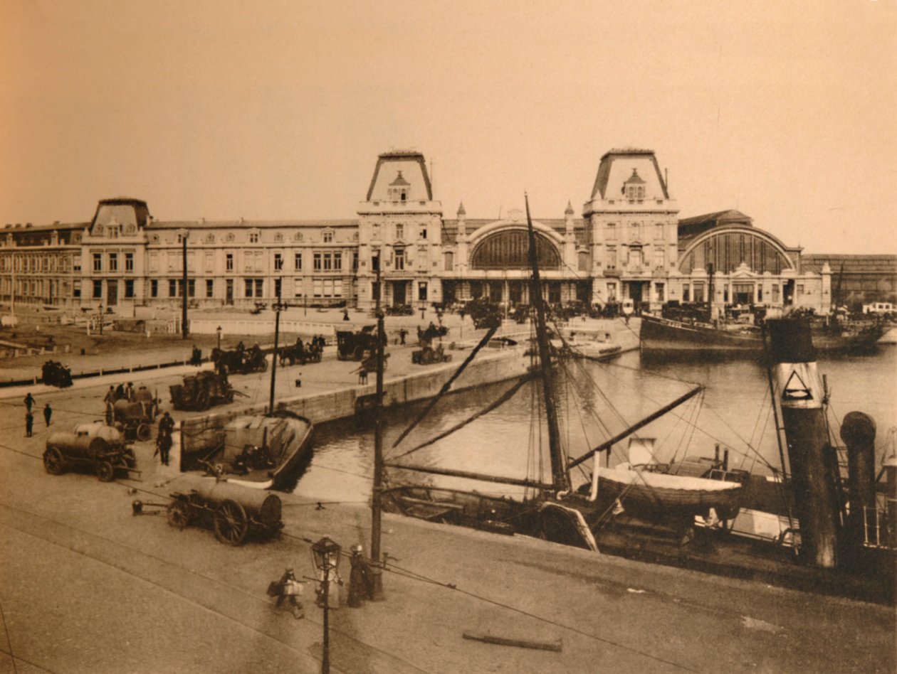 Der Hafenbahnhof von Unbekannt