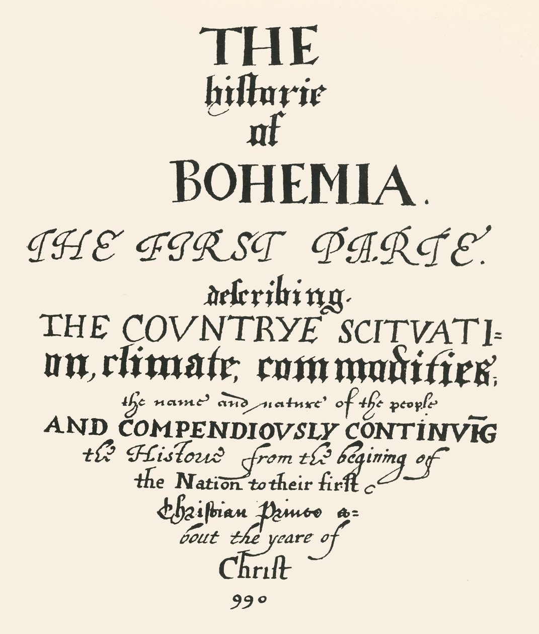 Die Geschichte von Böhmen, 1619-1620 von Unbekannt