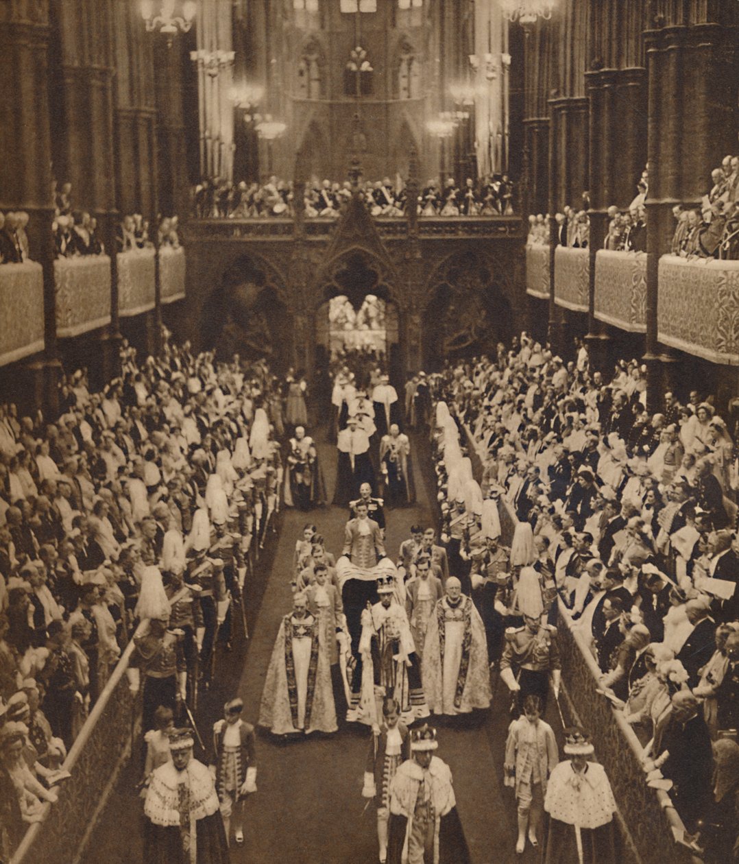 Die Prozession des Königs, 12. Mai 1937 von Unbekannt