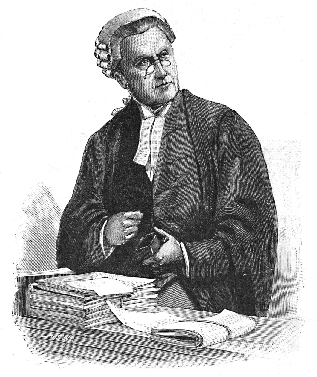 Der verstorbene Lord Russell von Killowen, 1900 von Unbekannt
