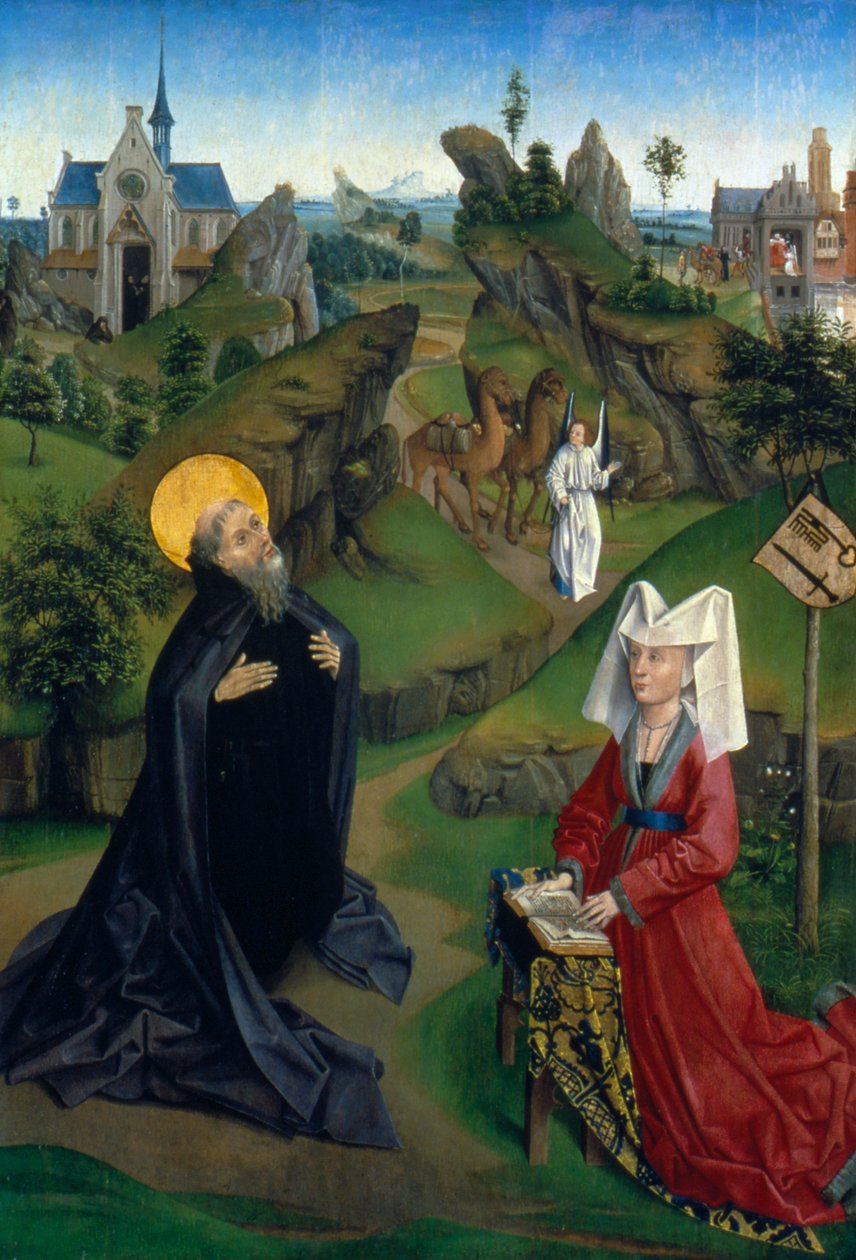 Die Legende von St. Antonius, ca. 1450 von Unbekannt