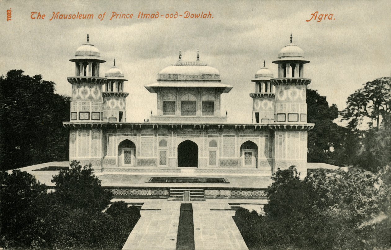 Das Mausoleum von Prinz Itmad-ood-Dowlah, Agra von Unbekannt